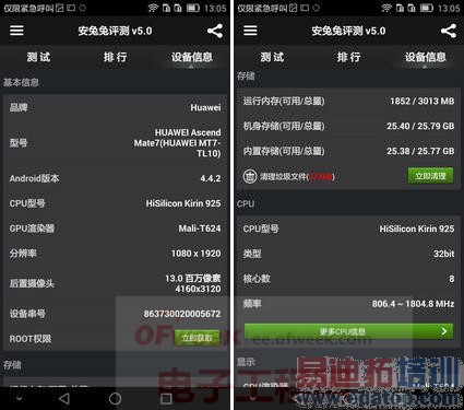 上手实评:华为Mate7究竟如何?海思麒麟925值得期待吗?