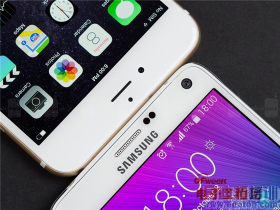 ����ͷ֮����iPhone6 Plus�Ա�����Note4 ��˦��ΪMate7/HTC