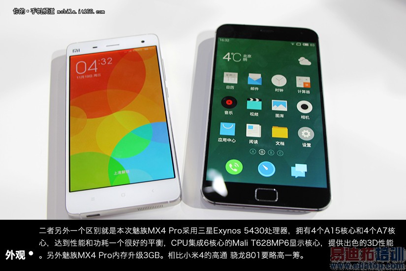 ����MX4 Pro�Ա�С��4��ϸ���⣺500Ԫ������ѡ��