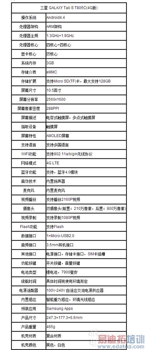 ����GALAXYTabST805C(4G��)