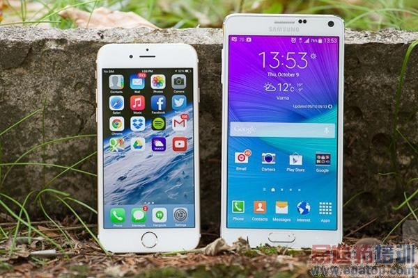 �콢�Ծ���Galaxy Note 4/iPhone 6��ϸ�Ա�����