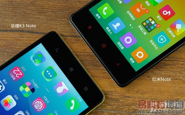 价格只差100 乐檬K3 Note对比红米Note第5张图