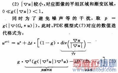 һ������Ӧ���TV�͸߽�PDE��ͼ��Ŵ�ģ��