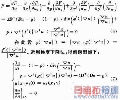 һ������Ӧ���TV�͸߽�PDE��ͼ��Ŵ�ģ��