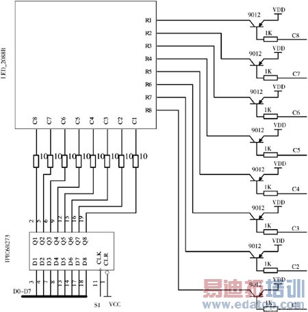 ����MSP430F169�Ļ���������ӦLED��ʾ�����