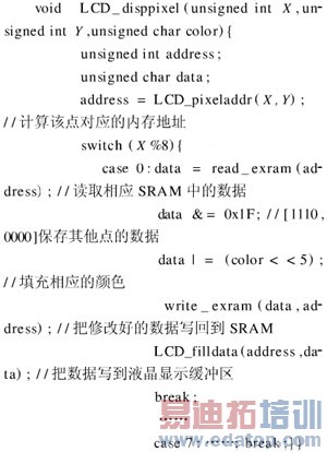 基于AVR单片机的VRAM型彩色液晶显示模块设计