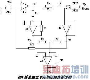 精密测量单元加压测流原理图