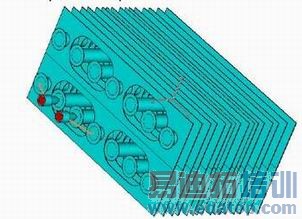 图8:采用大型反焊盘的相同连接器形状所用的端口激励。