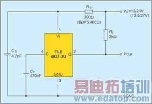 ͼ3������DIN 40839-1/-2���Եĵ�·��