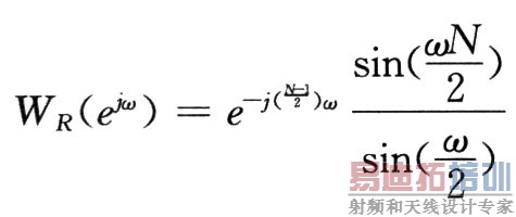 矩形窗的频谱特性