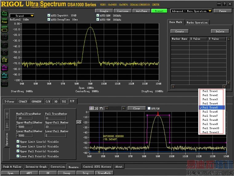 ͼ8����PassFail���ս�������--���ڹ켣ģʽ