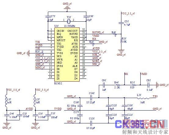 ͼ1 ��Ƶ�շ���·