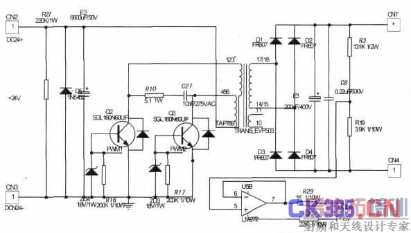 ͼ2 �����ѹ���򻯺������·ͼ