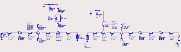 输入输出阻抗匹配电路结构