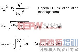 强反相 FET 闪烁噪声