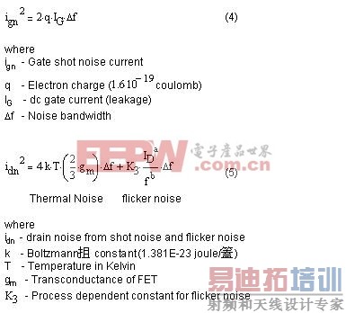 基本 FET 噪声关系