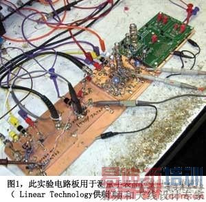 图1此实验电路板用于测量手表晶体的rms电流