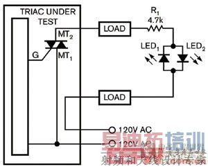 ͼ2�������Ը��ز���������ֻLEDָʾ��������ĳɹ���ʧ��