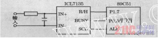 ICL7135 �͵�Ƭ���Ĵ�������ͼ