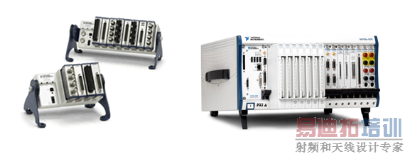 NI CompactDAQ (左) 和 PXI (右)机箱通过使用共同的背板时钟,在多个I/O模块之间同步