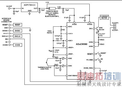 �����ȵ�ż�ӿڡ������¶ȼ������������ADuCM360