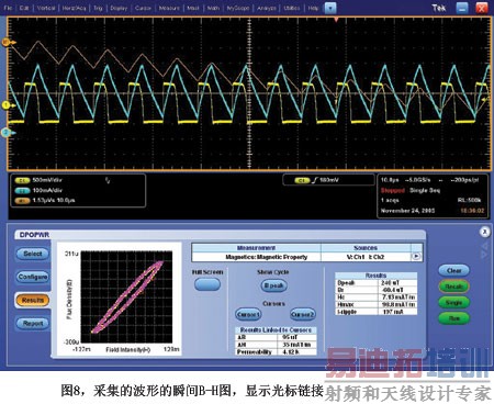 ��ʾ����������ֱ��ִ��B-H������˲ʱ�鿴�������Ϊ