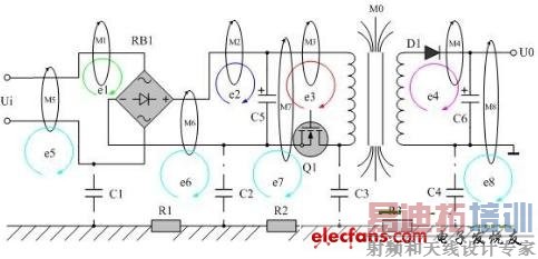ͼ3 ��ѹ��©�ŶԻ�·�����ĵ�Ÿ�Ӧ