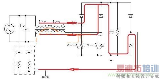 无Y电容的共模滤波器