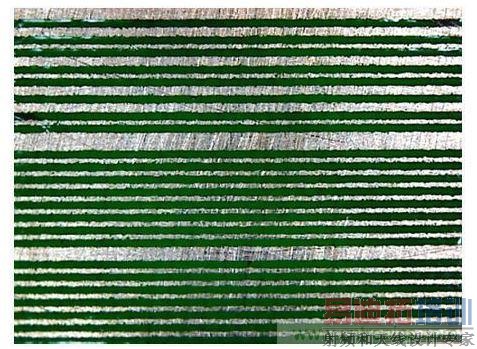 应用遮蔽胶带后,所有多余的密封材料都被清除了