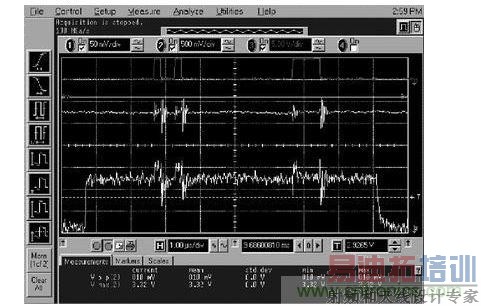 �ڴ�ʾ������Ƭ�У�������Ĳ���ȡ��JP1(�����ֵ�λ����������)���ڶ�������ȡ��JP5(����ģ�������ϵ�����)��������Ĳ���ȡ��TP10(16λD/Aת��������˵�����)��