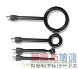 近场探棒组可能包含三种尺寸的磁场探棒(H-Field) 及一组电场探棒(E-Field) 。