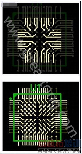 ��β��߲�ͬ��BGAȦ��������㿪ʼ��ֱ������-���ں�����