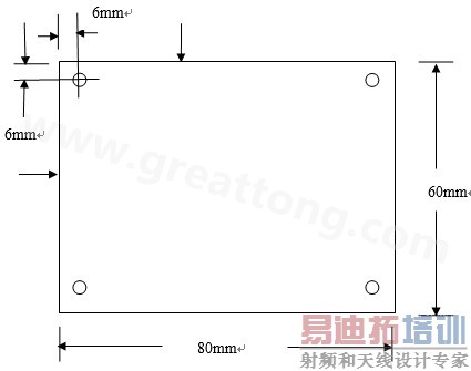 PCB�������Լ���λ�׳ߴ�ʾ��ͼ