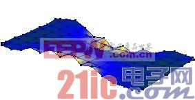 PCB 组件第2 阶振型(EMA)