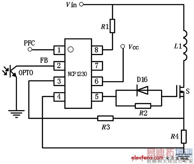 NCP1230 ģ��PWM ���Ƶ�·