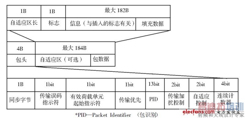图3 TS 包的结构
