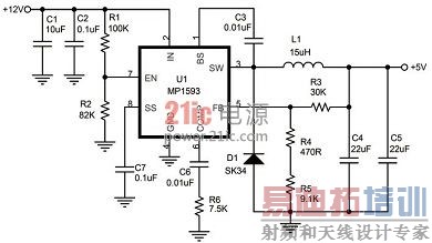 �������IC ���+5V ��Դ��ʵ��Ӧ�õ�·