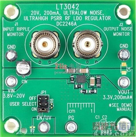 LT3042 ��Ϊ�����ܵ�����·�ṩ�������ĵ�Դ