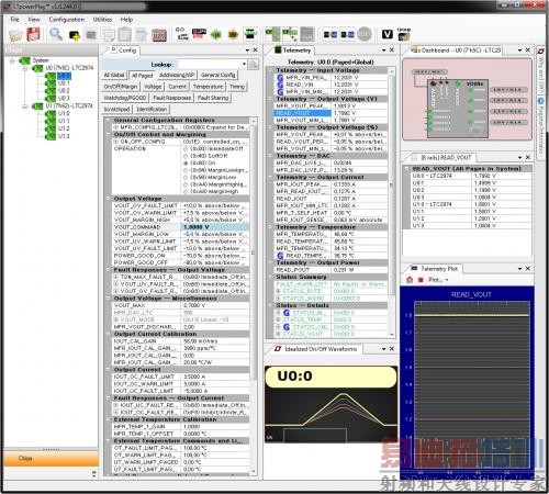LTpowerPlay 软件允许设计师通过一个纤巧的连接器,将 PC 插入系统,从而使电源管理系统能得到完整的配置和控制,而且一行代码都不必编写