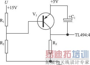 利用TL494:4 脚进行驱动软启动及电源保护
