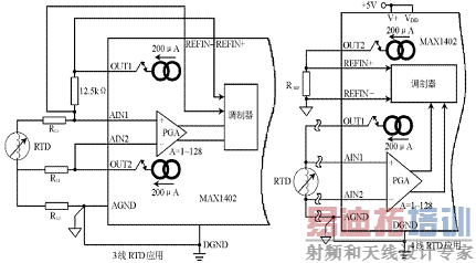 3线和4线RTD测量