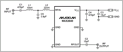 MAX2640针对470MHz至770MHz ISDB-T应用的调谐电路