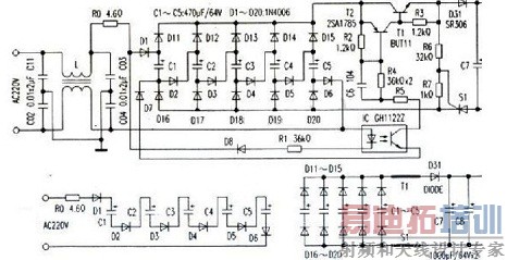 ����ʽ���ӱ�ѹ���İ벨������·ԭ��ͼ