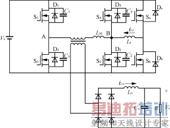 滞后桥臂并联谐振网络的ZVS移相全桥变换器