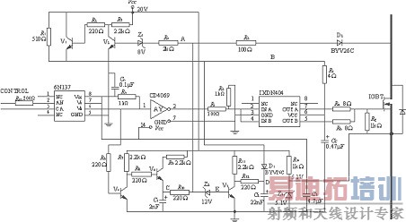 ��IXDN404��ɵ�IGBT������������· 