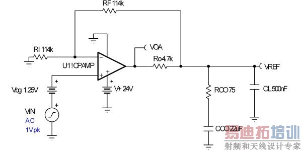 图 9.18:VREF/VIN AC 电路:输出引脚补偿