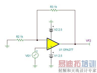 图 2.4:噪声分析电路示例