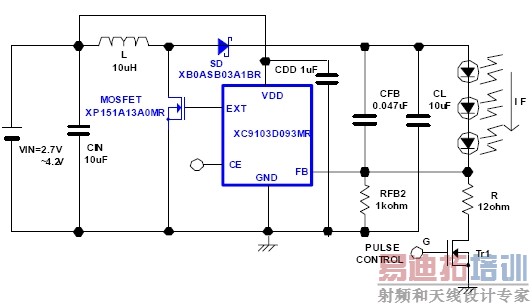  Torex�İ׹�LED������Ӧ�õ�·ϵ�У�XC9106