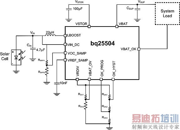使用升压充电器IC为超级电容器充电的原理图