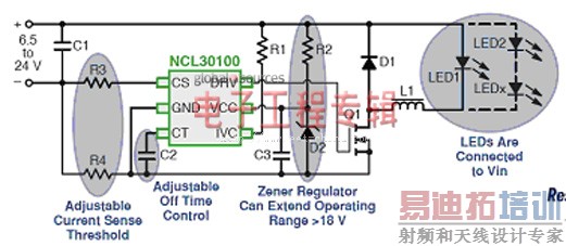 �����еȵ�ѹͨ��������LED����������